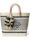 Rock Club Beach Bag Handmade Knitted Design