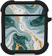 Silicone Case Marble Series AirPods 1/2 Green 01