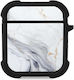 Silicone Case Marble Series AirPods 1/2 White 02
