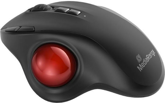 MediaRange MROS263 Mouse Ergonomic Wireless cu Trackball Negru