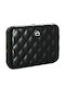 Портфейл Картофедър Ogon Card Case Quilted Button Черен