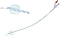 Silicone Urinary Catheter Rusch Tiemann 41cm Number 16 Orange
