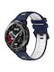 Gummi-Armband Blau 22mm