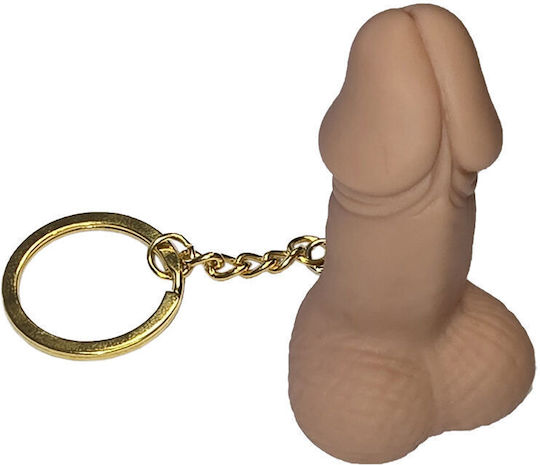 Diablo Picante Whistle Keychain In Shape A Penis In Flesh Color