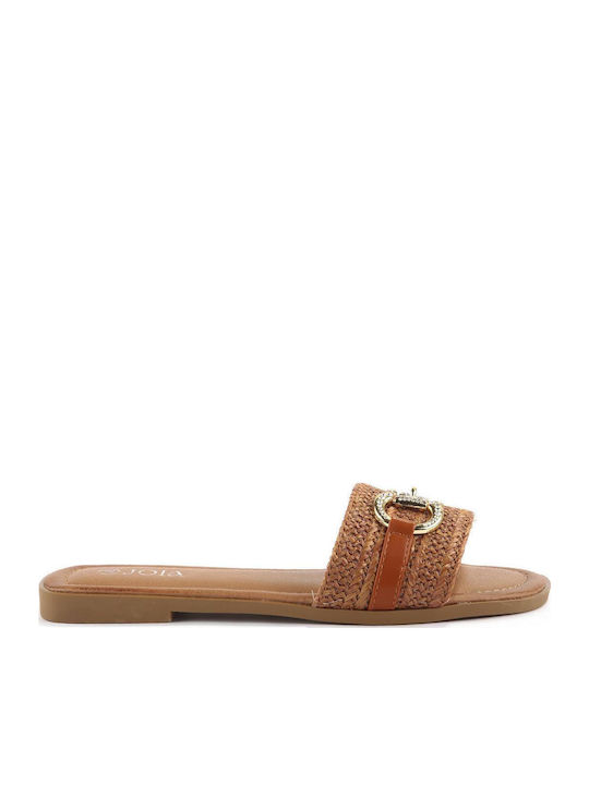 Fshoes Γυναικεία Σανδάλια Καφέ