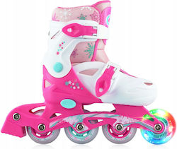 Croxer Inline Αυξομειούμενα Rollers Ροζ Παιδικά