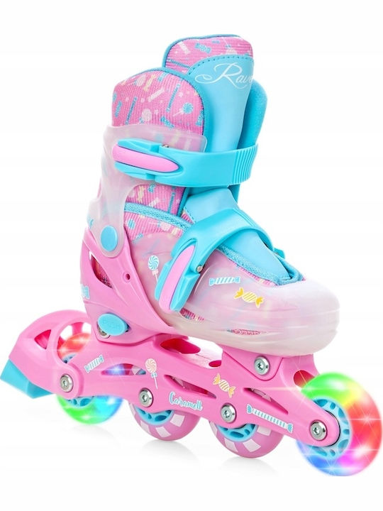 Raven Inline Adjustable Rollers Pink Ενηλίκων/Παιδικά