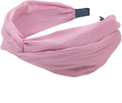 Headband Turban Organza Stripe Lilac