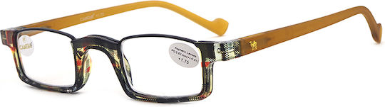 Cammello Lesebrille +2.50 in Braun Farbe