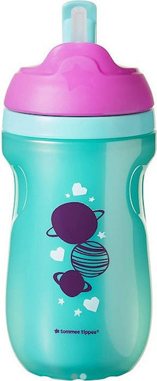 Tommee Tippee Παιδικό Ποτηράκι Insulated από Πλαστικό Πράσινο 260ml για 12m+