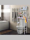 Rafturi de baie Raft Baie Metal 160x47x25cm Albă