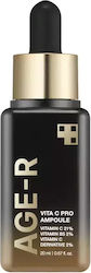 Medicube AGE-R Vita C Pro Soothing & Anti-Aging Ampoule Face Serum with Retinol & Vitamin C for Detoxifying & Brightening 20ml