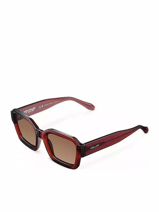 Meller Nayah Unisex Sunglasses with Brown Plast...