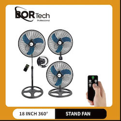 Homeone Fs45-2 Πολυμορφικός 45cm Μαύρος Homeone Fs45-2 Πολυμορφικός 45cm Μαύρος