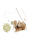 Cat Toy – Rod with Little Ball & Bell – Wooden Handle 05p-19425