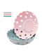 Bugucat Bol de Servire Rotund Plastic Roz cu Diametru 27.5buc 3buc