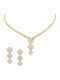Xrisokosmima Комплект с Колие & Обеци от Злато 14K