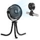 Techsuit Ventilator Fără Lamele Negru