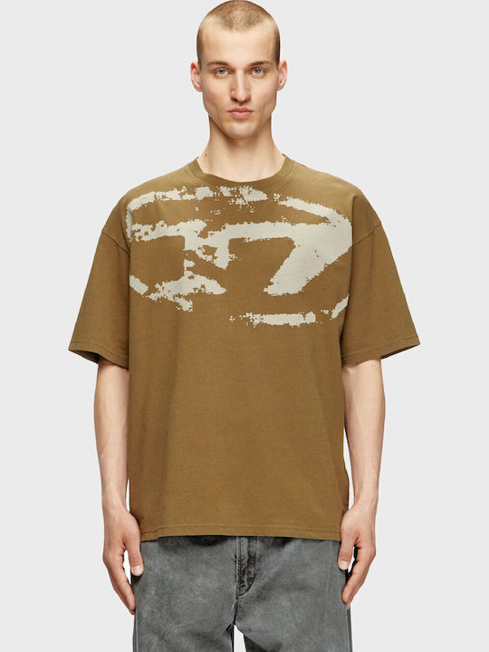 Diesel T-shirt Khaki A13049-0DQAU-5FP | Skroutz.mt
