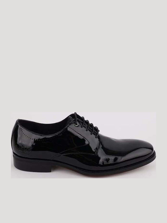 Abbigliamento Men's Patent Leather Dress Shoes Black