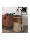 Rechteckig Beistelltisch Rosana Holz Sapphire Oak B35xT29.5xH60cm