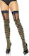 Thigh Highs Ciorapi sexy Auriu