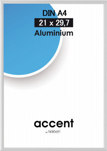 Nielsen Accent Aluminium Matt 21x29.7 Silver
