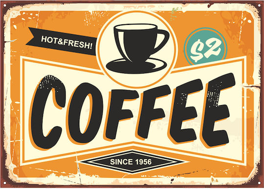 Dekoratives Wandsticker Coffee 20x14 Dekoratives Wandsticker Coffee 20x14
