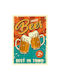 Wall Decor Sign Best Beer 30x21