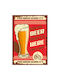 Διακοσμητική Πινακίδα "fresh Beer" 20x14