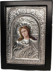 Saint Icon Saint Catherine 19x24 Made of Noble Metals Specially Treated Remains Unchanged Over Time