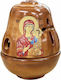 Kandil Ceramic Glazurat Tip Clopot Maro