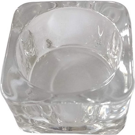 Glas Kerze Tasse Transparent 5*5*3,2cm