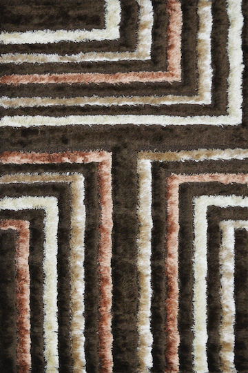 Χαλί Sante Shaggy 8802 Brown-taba 133x190cm
