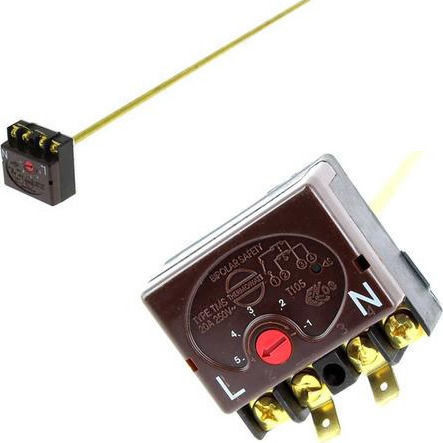 Термостат За Бойлер-Слънчев 4 Контакта 20a 230v Италия