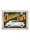Decorative Sign "Classic Cars" 20x14