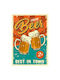 Декоративна Табела "best Beer" 30x21