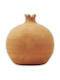Tabletop Lucky Charm Pomegranate Brown Ceramic 10x10cm 1pcs