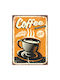 Decorative Sign Coffee Extra Strong 20x14