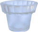 Vigilölampen Kerze Tasse Weiß 5x6,5cm