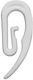 Hooks Curtain Hook 50 Pieces White