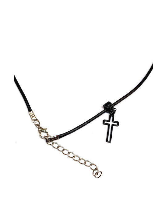 Amalfi Accessories Ανδρικός Σταυρός με Αλυσίδα