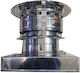 Chimney Pipe Stainless Steel Windproof Heavy Type Aisi 304 Ba Non-Magnetic 38 x 38 Techno Airduct Hellas