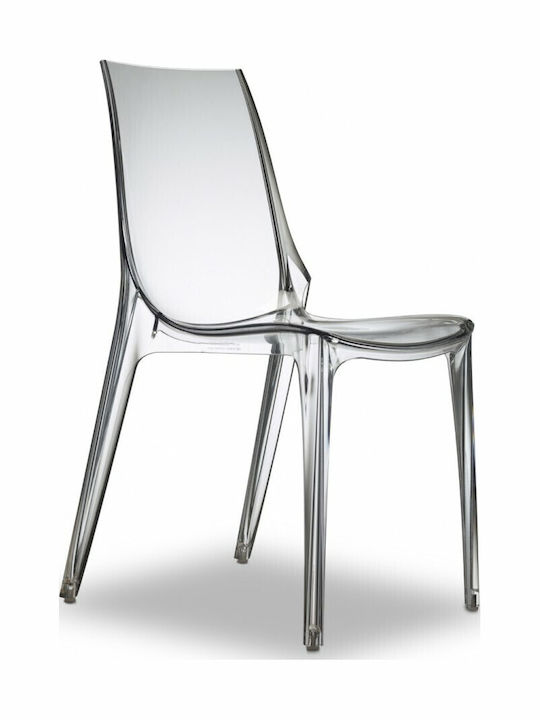 Vanity Chair 100 Transparent 49x55x88 47 Cm
