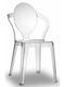 Spoon Gartenstuhl 100 Transparent 52x56x89 46 cm