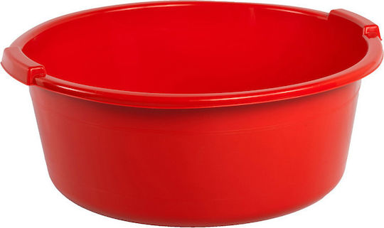 Plastic Round Basin No.182 Red 27l Cyclops 00310188m