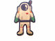 Motiv Din Lemn Astronaut 6cm