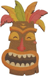 Hölzernes Dekoratives Element Hawaii-Totem 6cm