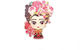 Motiv Din Lemn Frida Kahlo 6cm