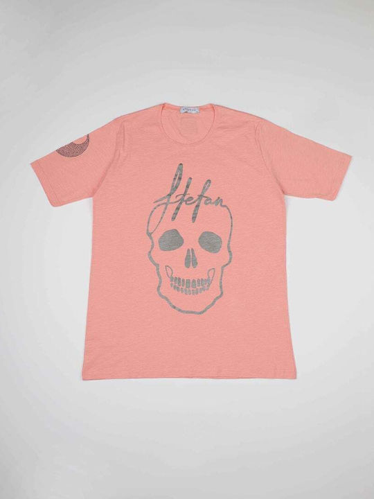 Stefan Fashion T-Shirt Coral